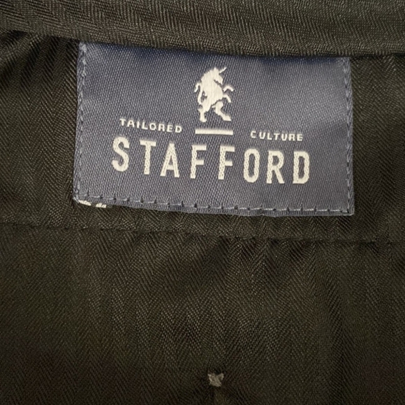 STAFFORD TRAVEL CLASSIC FIT COMFORT DRESS FLAT FRONT TROUSER - Picture 7 of 10